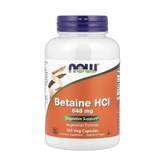 NOW Foods, Betaine HCl, 120 Veg Capsules
