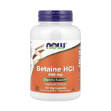 NOW Foods, Betaine HCl, 120 Veg Capsules