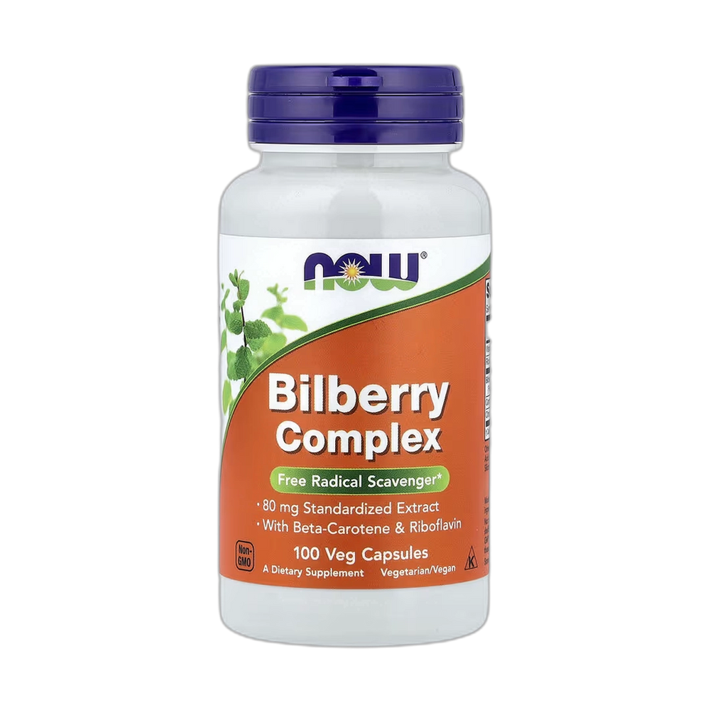 NOW Foods, Bilberry Complex, 100 Veg Capsules