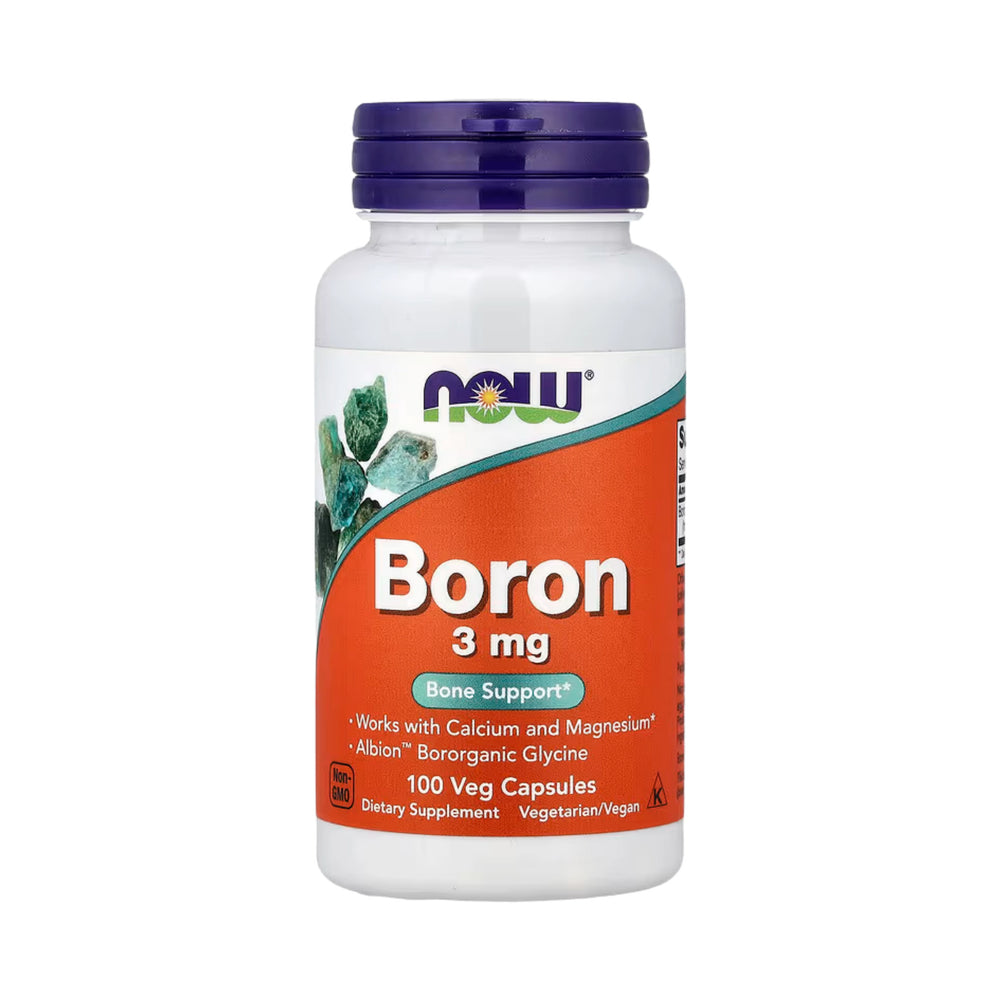 NOW Foods, Boron, 3 mg, 100 Veg Capsules