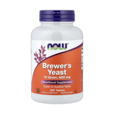 NOW Foods, Brewer's Yeast, 650 mg, 200 Tablets