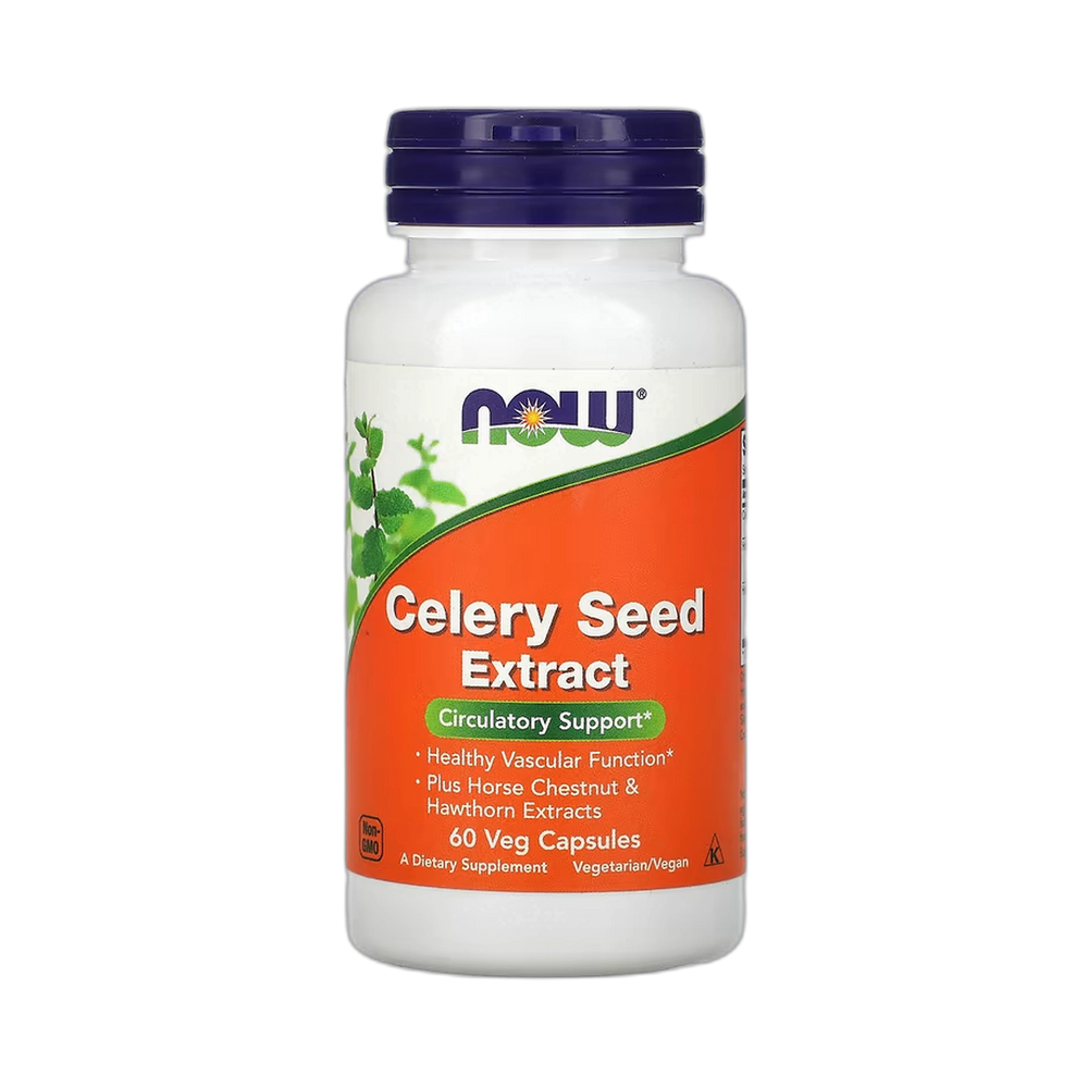 NOW Foods, Celery Seed Extract, 60 Veg Capsules