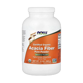 NOW Foods, Certified Organic Acacia Fiber Pure Powder, 12 oz, 340 g