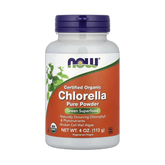 NOW Foods, Certified Organic Chlorella Pure Powder, 4 oz, 113 g