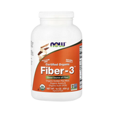 NOW Foods, Certified Organic Fiber-3, 16 oz, 454g