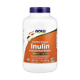 NOW Foods, Certified Organic Inulin, Prebiotic Pure Powder, 1 lb, 454 g