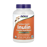 NOW Foods, Certified Organic Inulin, Prebiotic Pure Powder, 8 oz, 227 g