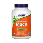NOW Foods, Certified Organic Maca, Pure Powder, 7 oz, 198 g