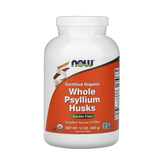 NOW Foods, Certified Organic Whole Psyllium Husks, 12 oz, 340 g