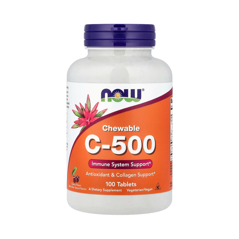 NOW Foods, Chewable C-500, Cherry, 100 Tablets