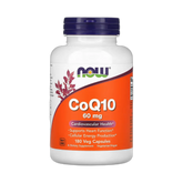 NOW Foods, CoQ10, 60 mg, 180 Veg Capsules
