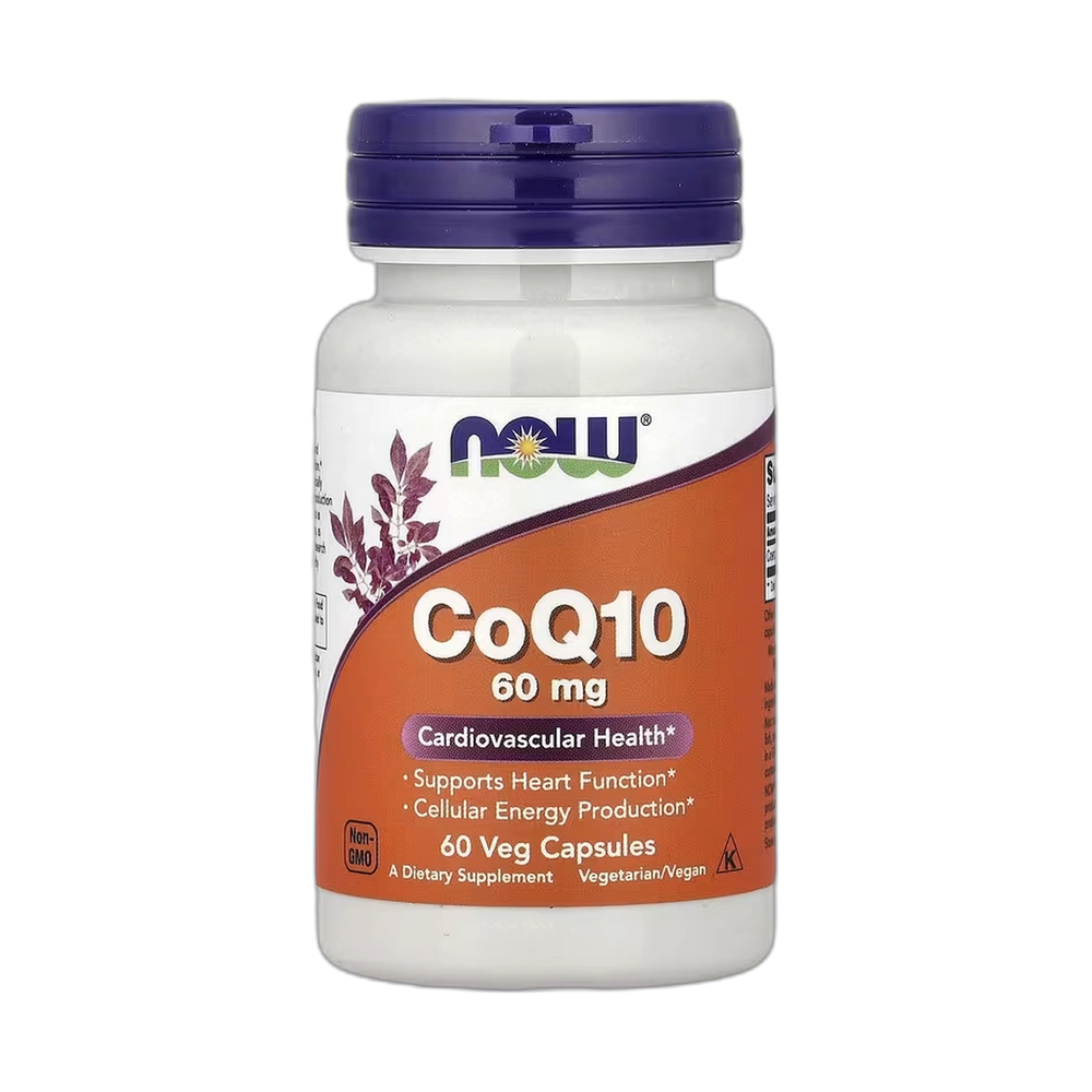 NOW Foods, CoQ10, 60 mg, 60 Veg Capsules