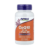 NOW Foods, CoQ10 + Fish Oil, 60 Softgels