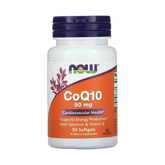 NOW Foods, CoQ10 With Selenium & Vitamin E, 50 Softgel