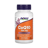 NOW Foods, CoQ10 With Vitamin E & Sunflower Lecithin, 30 Softgels
