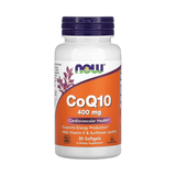 NOW Foods, CoQ10 With Vitamin E & Sunflower Lecithin, 30 Softgels