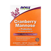 NOW Foods, Cranberry Mannose + Probiotics, For Women On The Go, 24 Packets, 0.21 oz (6 g) Each