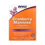 NOW Foods, Cranberry Mannose + Probiotics, For Women On The Go, 24 Packets, 0.21 oz (6 g) Each