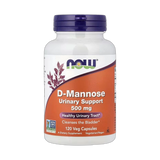 NOW Foods, D-Mannose, 500 mg, 120 Veg Capsules