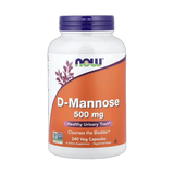 NOW Foods, D-Mannose, 500 mg, 240 Veg Capsules