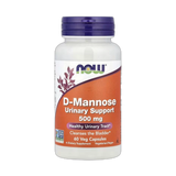 NOW Foods, D-Mannose, 500 mg, 60 Veg Capsules