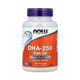 NOW Foods, DHA-250, Fish Oil, 120 Softgels