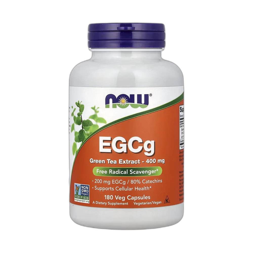 NOW Foods, EGCg, Green Tea Extract, 400 mg, 180 Veg Capsules
