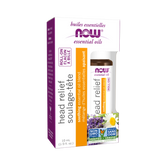 NOW Foods, Essential Oils, Head Relief Roll-On, 1/3 fl oz, 10 ml