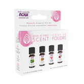 NOW Foods, Essential Oils Kit, Love At First Scent, 4 Bottles, 1/3 fl oz, 10 ml Each