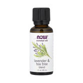 NOW Foods, Essential Oils, Lavender & Tea Tree Blend, 1 fl oz, 30 ml