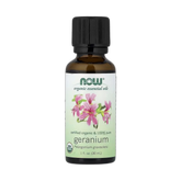 NOW Foods, Essential Oils, Organic Geranium, 1 fl oz, 30 ml