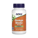 NOW Foods, Ginkgo Biloba, 60 mg, 120 Veg Capsules