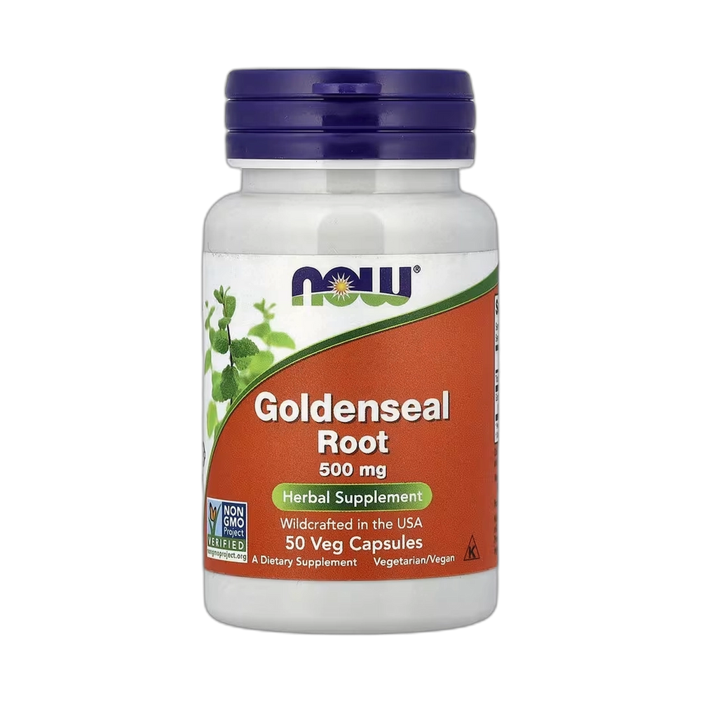 NOW Foods, Goldenseal Root, 500 mg, 50 Veg Capsules