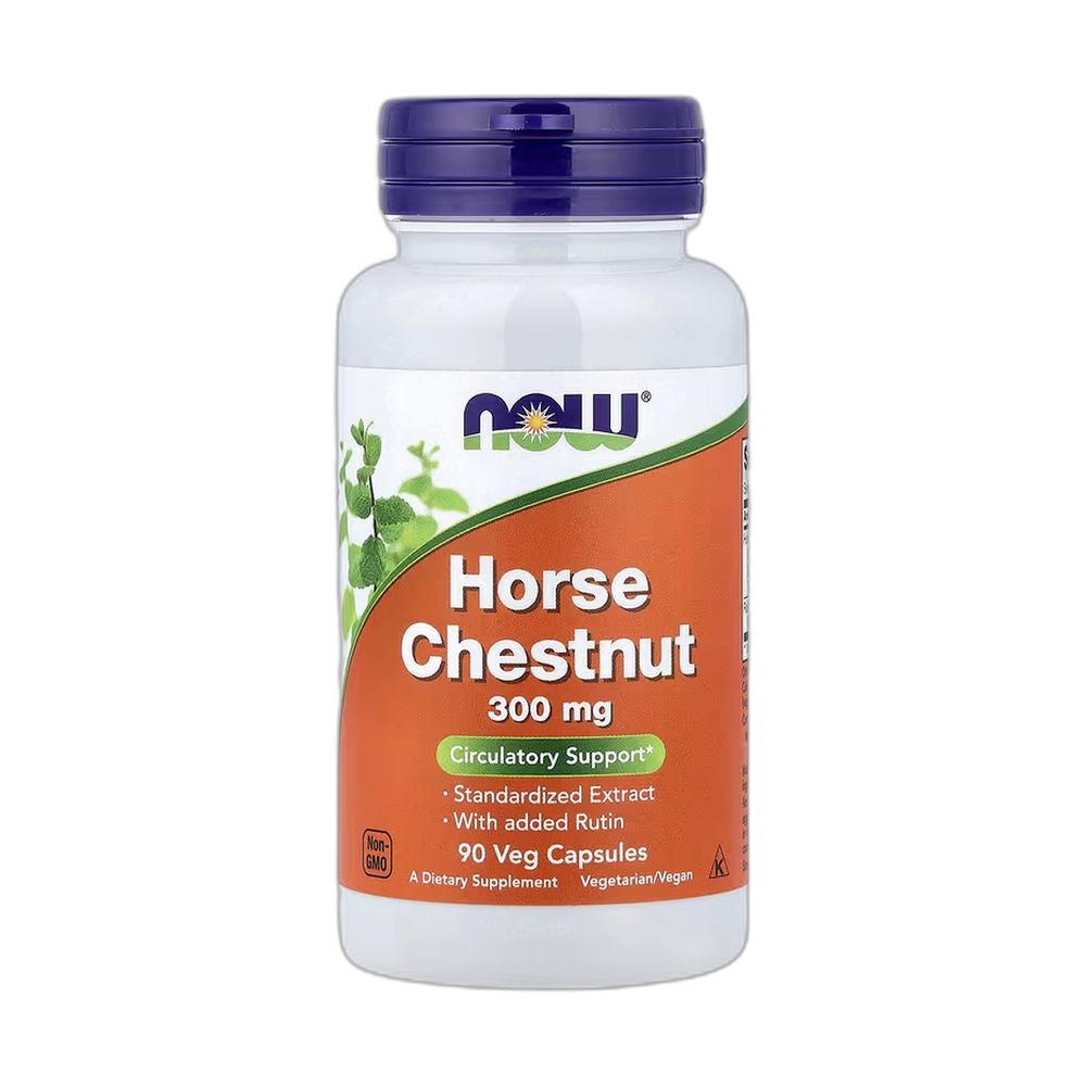 NOW Foods, Horse Chestnut With Added Rutin, 90 Veg Capsules