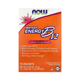 NOW Foods, Instant Energy B12, 75 Packets, 0.035 oz, 1 g Each