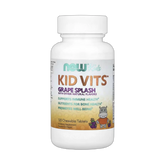 NOW Foods, Kid Vits, Grape Splash, 120 Chewable Tablets
