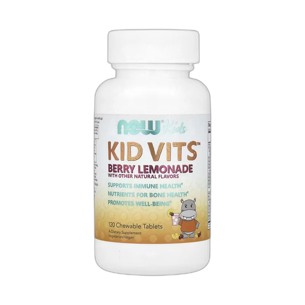 NOW Foods, Kids, Kid Vits™, Berry Lemonade, 120 Chewable Tablets