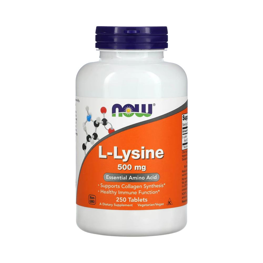 NOW Foods, L-Lysine, 500 mg, 250 Tablets
