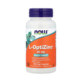NOW Foods, L-OptiZinc, 100 Veg Capsules