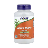 NOW Foods, Lion's Mane, 500 mg, 60 Veg Capsules