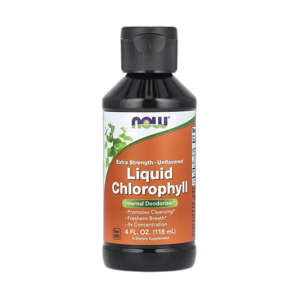 NOW Foods, Liquid Chlorophyll, Unflavored, 4 fl oz, 118 ml
