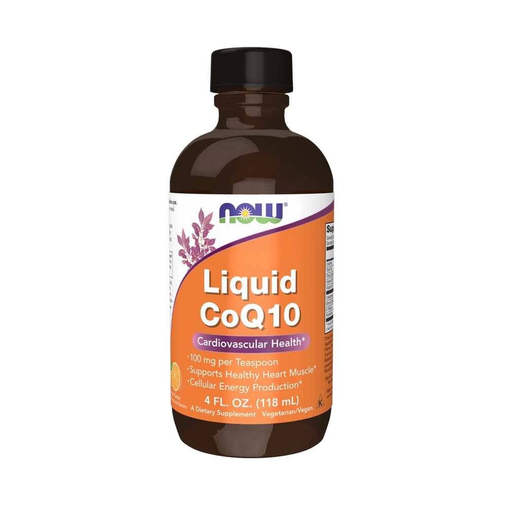 NOW Foods, Liquid CoQ10, Orange, 4 fl oz, 118 ml
