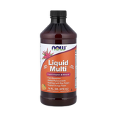 NOW Foods, Liquid Multi with Xylitol, Iron-Free, Tropical Orange, 16 fl oz, 473 ml