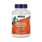 NOW Foods, Magnesium & Potassium Aspartate With Taurine, 120 Veg Capsules