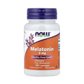 NOW Foods, Melatonin, 3 mg, 180 Lozenges