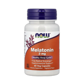 NOW Foods, Melatonin, 3 mg, 60 Veg Capsules