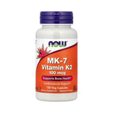 NOW Foods, MK-7 Vitamin K-2 , 100 mcg, 120 Veg Capsules