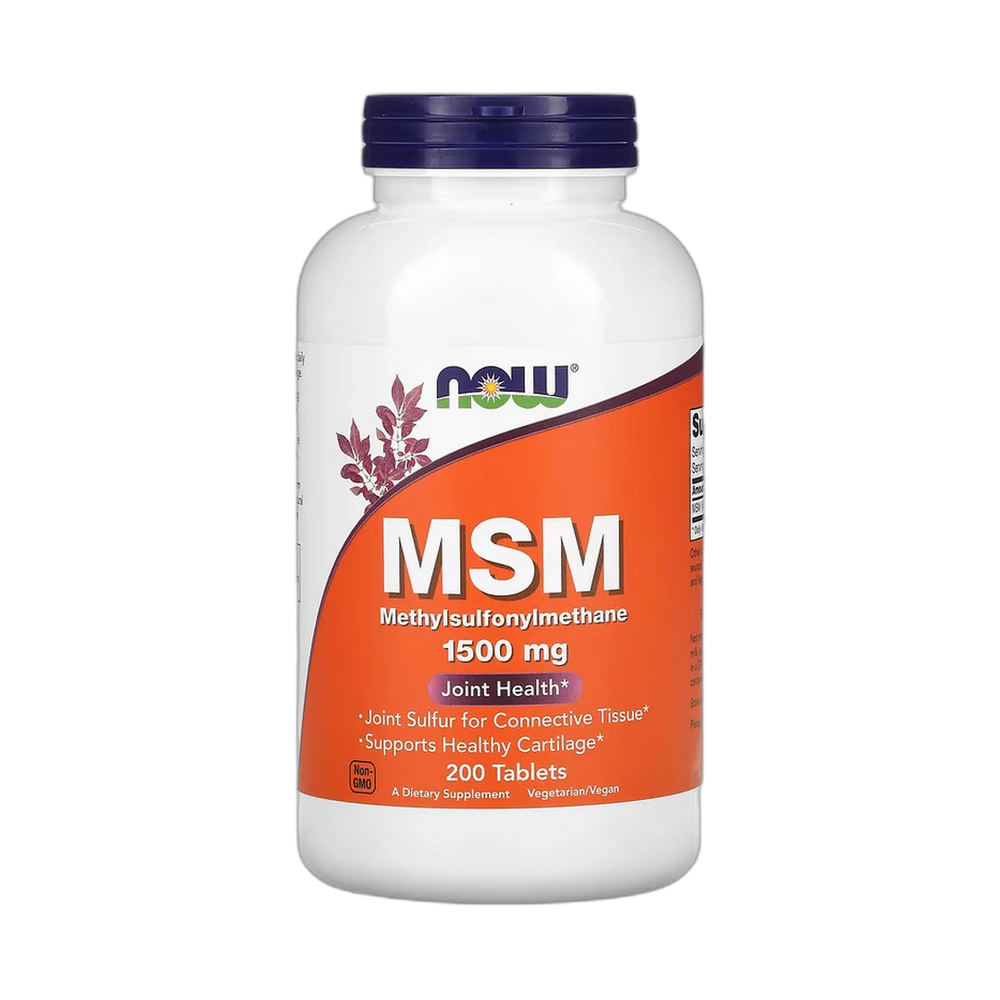 NOW Foods, MSM, 1,500 mg, 200 Tablets