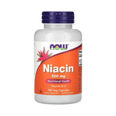 NOW Foods, Niacin, 500 mg, 100 Veg Capsules