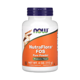 NOW Foods, NutraFlora FOS, Pure Powder, 4 oz, 113 g